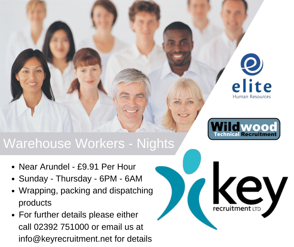 Night Shift Warehouse Workers Near Arundel